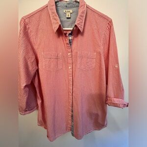 LL Bean Seersucker Button Down